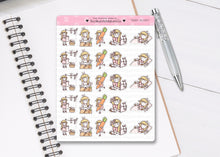 Load image into Gallery viewer, L_181 Bunny Helpers | Lottie Stickers | Planner Stickers