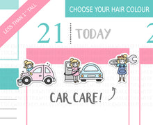 Load image into Gallery viewer, L_014 Car Care | Lottie Stickers | Planner Stickers