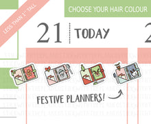 Load image into Gallery viewer, CL_027 Festive Planners | Lottie Stickers | Festive Planner Stickers