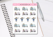 Load image into Gallery viewer, L_014 Car Care | Lottie Stickers | Planner Stickers