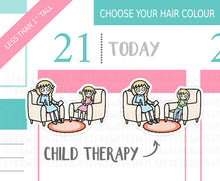 Load image into Gallery viewer, L_172 Child Therapy | Lottie Stickers | Planner Stickers