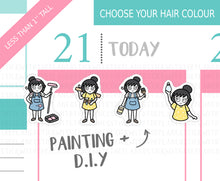 Load image into Gallery viewer, L_037 DIY and Painting | Lottie Stickers | Planner Stickers