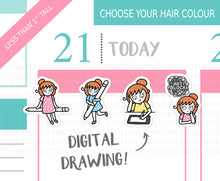 Load image into Gallery viewer, L_031 Digital Drawing | Lottie Stickers | Planner Stickers