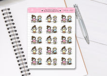 Load image into Gallery viewer, L_032 Dinner With Friends | Lottie Stickers | Planner Stickers