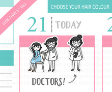 Load image into Gallery viewer, L_038 Doctors Appointment | Lottie Stickers | Planner Stickers