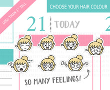 Load image into Gallery viewer, L_043 Emoti | Lottie Stickers | Planner Stickers