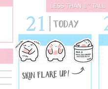 Load image into Gallery viewer, S_148 Squidge Has A Skin Flare Up | Squidge Stickers | Planner Stickers