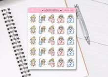 Load image into Gallery viewer, L_214 Freezing Cold! | Lottie Stickers | Planner Stickers