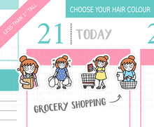 Load image into Gallery viewer, L_051 Grocery Shopping | Lottie Stickers | Planner Stickers