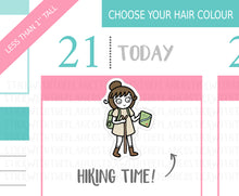 Load image into Gallery viewer, L_057 Hiking | Lottie Stickers | Planner Stickers