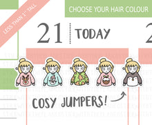 Load image into Gallery viewer, CL_017 Festive Jumpers | Lottie Stickers | Festive Planner Stickers
