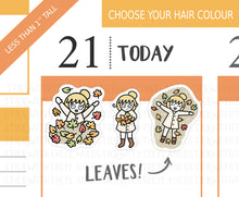 Load image into Gallery viewer, FL_016 Leaves | Lottie Stickers | Autumn/Fall and Halloween Planner Stickers