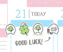 Load image into Gallery viewer, S_101 Squidge is Feeling Lucky | Squidge Stickers | Planner Stickers