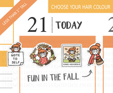 Load image into Gallery viewer, FL_009 Autumn Memories | Lottie Stickers | Autumn/Fall and Halloween Planner Stickers