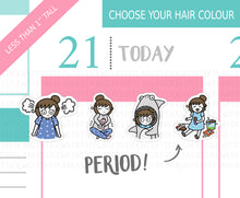 Load image into Gallery viewer, L_089 Period | Lottie Stickers | Planner Stickers