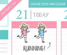 Load image into Gallery viewer, L_104 Running | Lottie Stickers | Planner Stickers