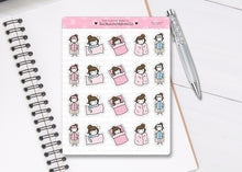 Load image into Gallery viewer, L_109 Sleepy | Lottie Stickers | Planner Stickers