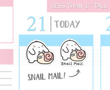 Load image into Gallery viewer, S_163 Squidge Loves Snail Mail | Squidge Stickers | Planner Stickers