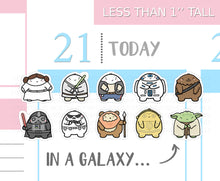 Load image into Gallery viewer, S_132 Squidge In A Galaxy Far Far Away | Squidge Stickers | Planner Stickers
