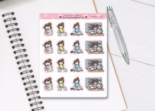Load image into Gallery viewer, L_114 Studying | Lottie Stickers | Planner Stickers