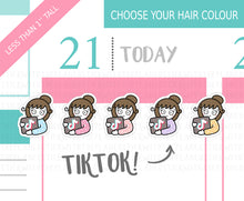 Load image into Gallery viewer, L_242 TikTok Tracker | Lottie Stickers | Planner Stickers