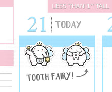 Load image into Gallery viewer, S_161 Squidge and the Tooth Fairy | Squidge Stickers | Planner Stickers