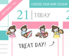 Load image into Gallery viewer, L_123 Treat Day | Lottie Stickers | Planner Stickers
