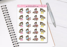 Load image into Gallery viewer, L_123 Treat Day | Lottie Stickers | Planner Stickers