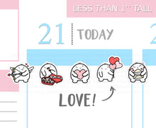 Load image into Gallery viewer, S_057 Squidge Celebrates Valentines Day | Squidge Stickers | Planner Stickers