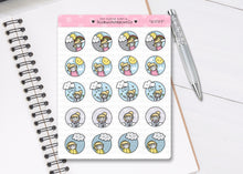 Load image into Gallery viewer, L_125 Weather Tracker | Lottie Stickers | Planner Stickers
