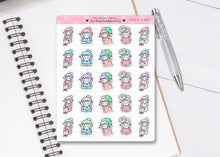 Load image into Gallery viewer, L_201 Weight Of The World | Lottie Stickers | Planner Stickers