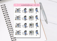 Load image into Gallery viewer, L_130 Work Stress | Lottie Stickers | Planner Stickers