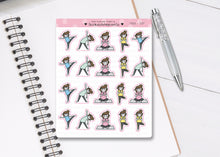 Load image into Gallery viewer, L_132 Yoga Time | Lottie Stickers | Planner Stickers
