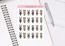 Load image into Gallery viewer, L_134 Zootropolis Dress Up | Lottie Stickers | Planner Stickers