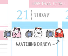 Load image into Gallery viewer, S_081 Squidge Watches Disney + | Squidge Stickers | Planner Stickers