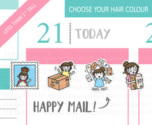 Load image into Gallery viewer, L_055 Happy Mail | Lottie Stickers | Planner Stickers