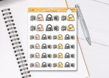 Load image into Gallery viewer, S_095 Squidge Watches Spooky Movies | Squidge Stickers | Planner Stickers
