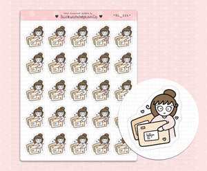 SL_114 Happy Mail | Neutral Lottie Stickers | Planner Stickers