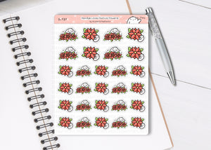 S_737 Festive Flowers | Squidge Stickers