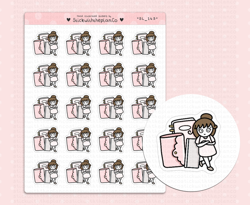 SL_145 Planners | Neutral Lottie Stickers | Planner Stickers