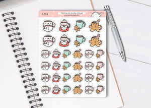 S_743 Festive Mugs | Squidge Stickers