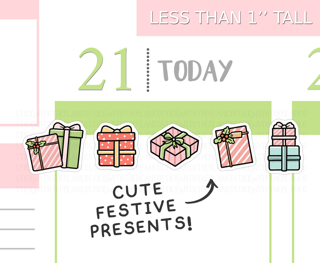 S_745 Festive Presents and Gifts | Squidge Stickers