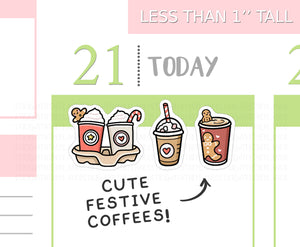 S_746 Festive Hot Drinks Takeaway | Squidge Stickers