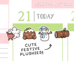 S_747 Festive Plushies | Squidge Stickers