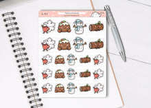 Load image into Gallery viewer, S_747 Festive Plushies | Squidge Stickers
