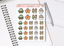 Load image into Gallery viewer, S_750 Festive Character Cuties | Squidge Stickers
