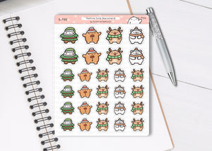 S_750 Festive Character Cuties | Squidge Stickers
