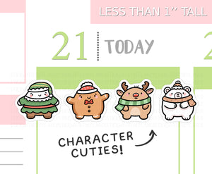 S_750 Festive Character Cuties | Squidge Stickers