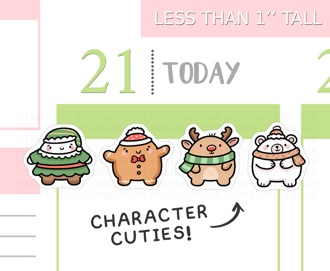 S_750 Festive Character Cuties | Squidge Stickers