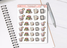 Load image into Gallery viewer, S_744 Festive Books and Reading | Squidge Stickers
